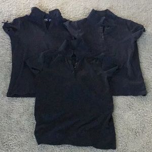 IZOD blue button down school shirts girls size XL